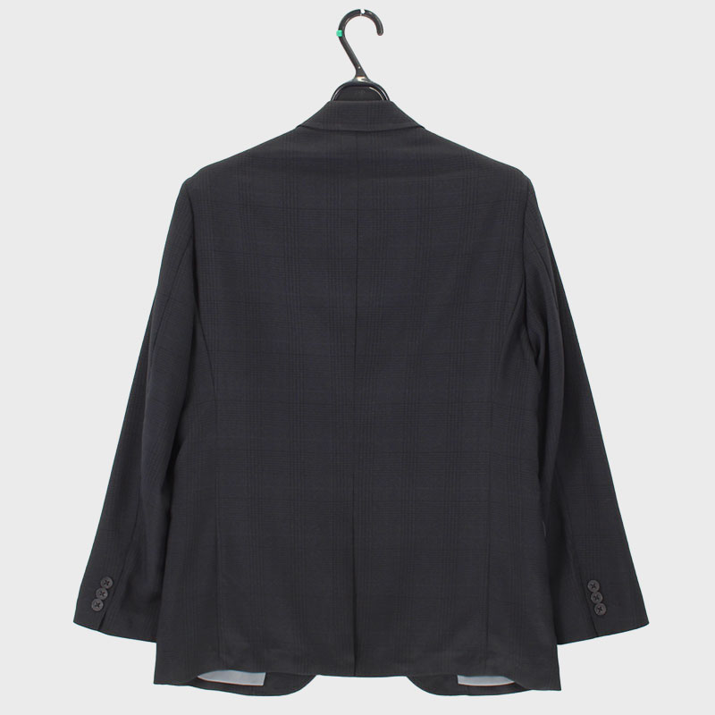 紳士テーラードサッカーグレンチェックジャケット『着心地しっくり』