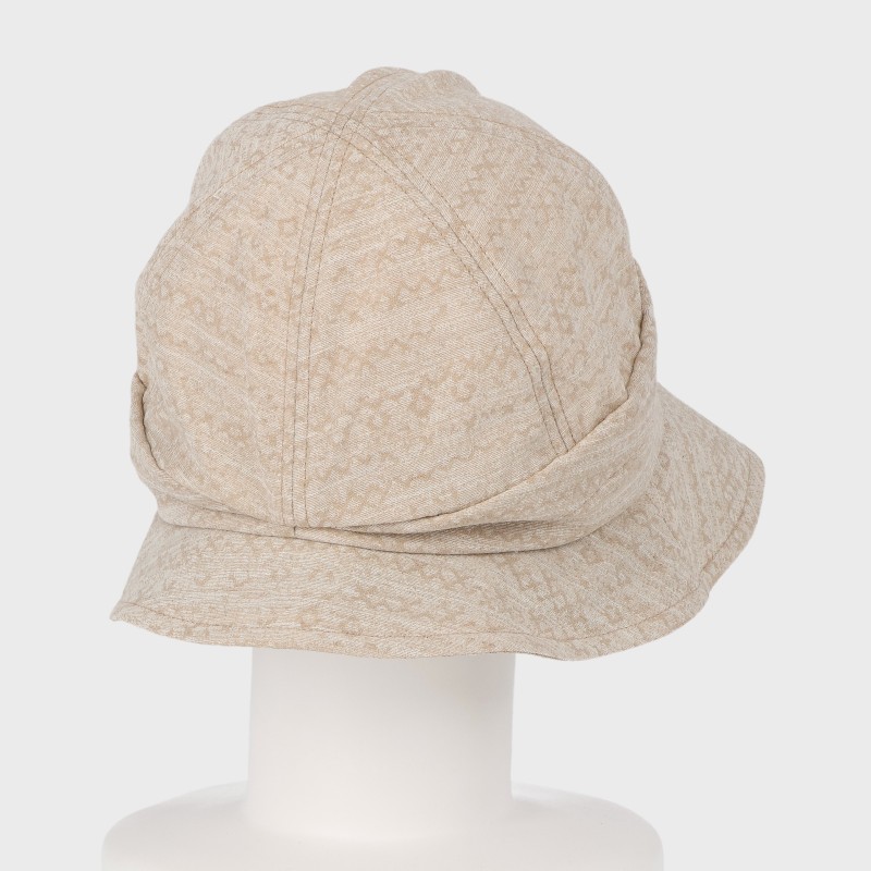 『一級遮光』ねこチャーム付キャスハット/UVケア・サイズ調節可