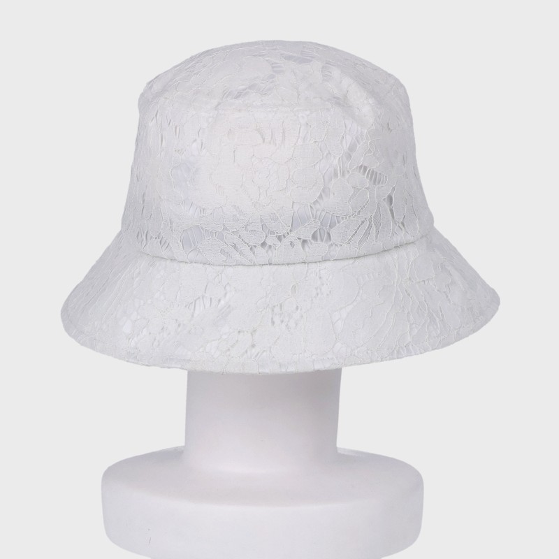 レースバケットハット/吸水速乾・抗菌・UVケア・サイズ調節可能