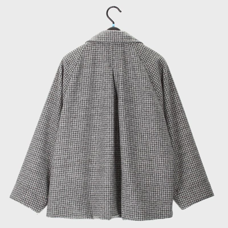 【在庫限り】婦人衿付ダブル釦ショートコート