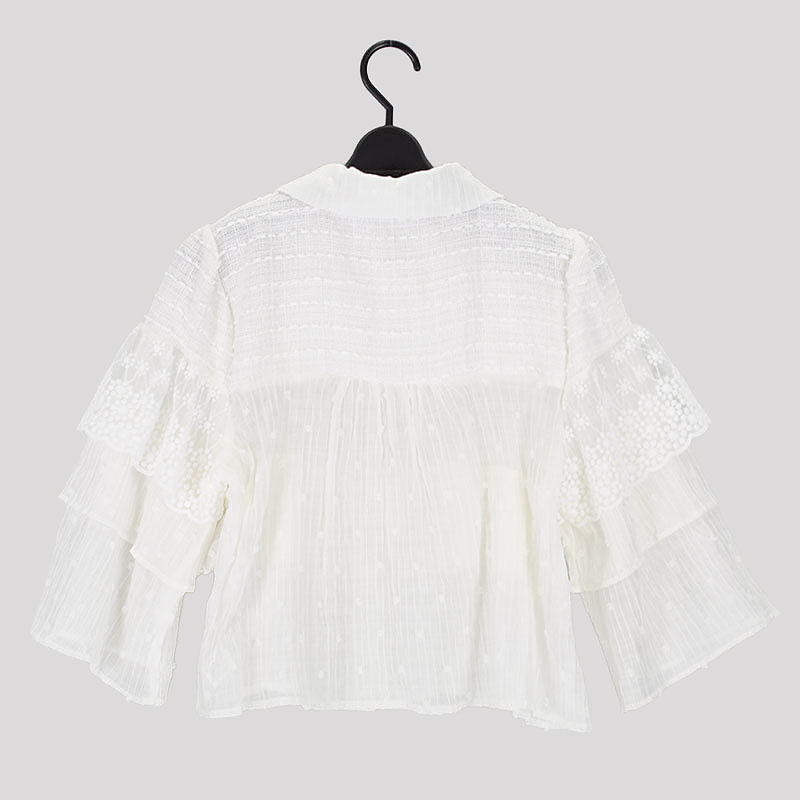 婦人『VERITE』ソフトチュールブラウス