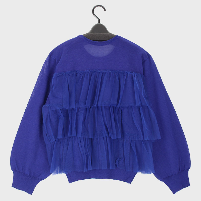 婦人チュールティアードプルオーバー