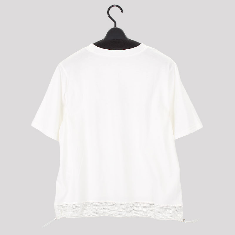 婦人スパンコール 英字ロゴTシャツ