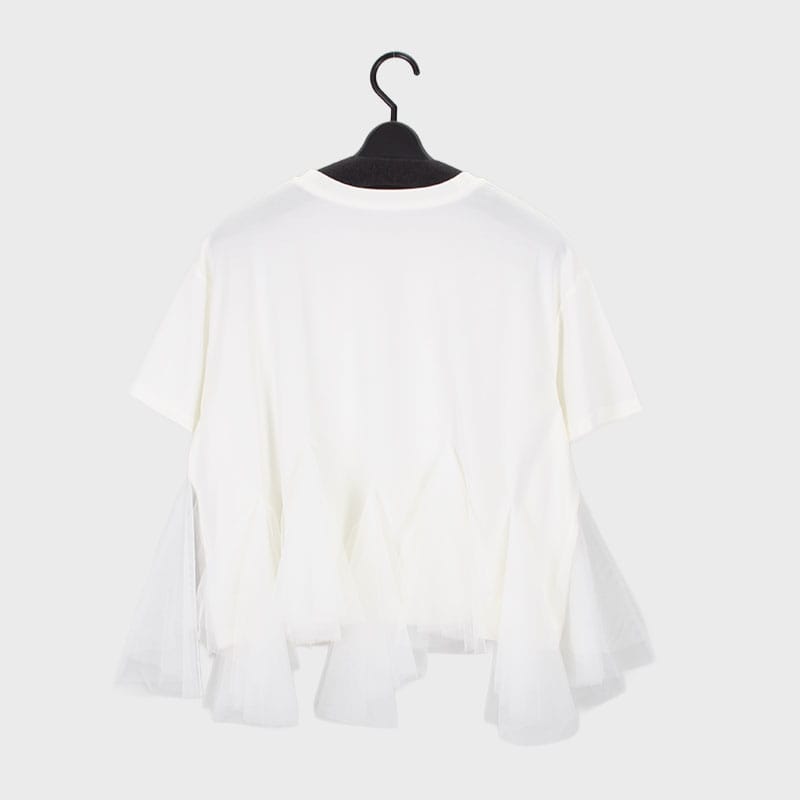 婦人『「VERITE」』フリルチュールTシャツ