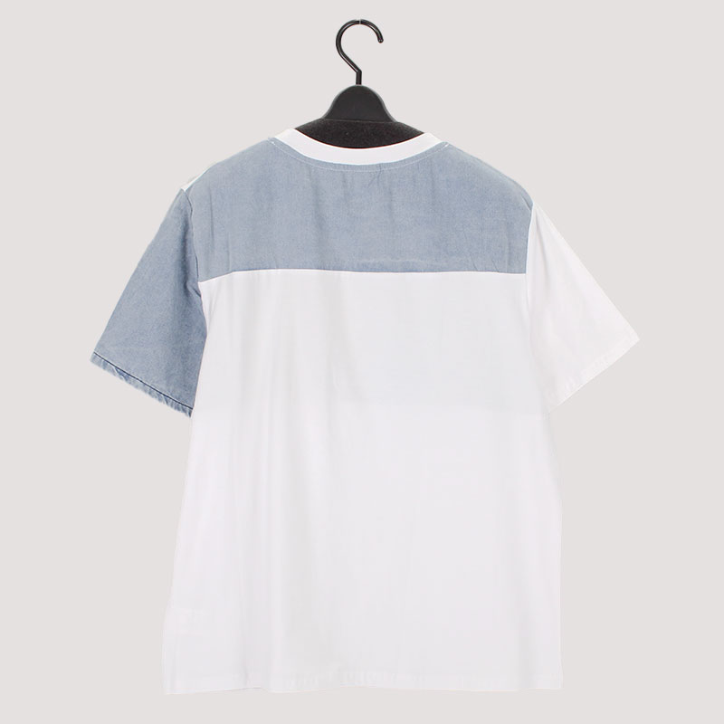婦人『Khaki Koji』ヒョウ柄×デニムTシャツ