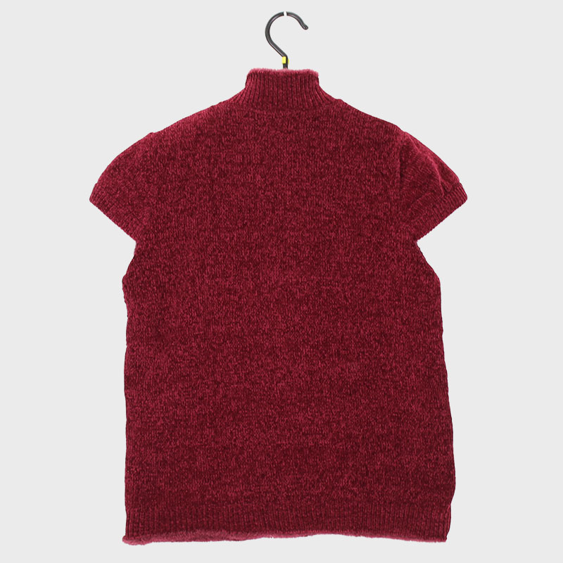 婦人S寸モール裏ボアベスト(パネル柄)