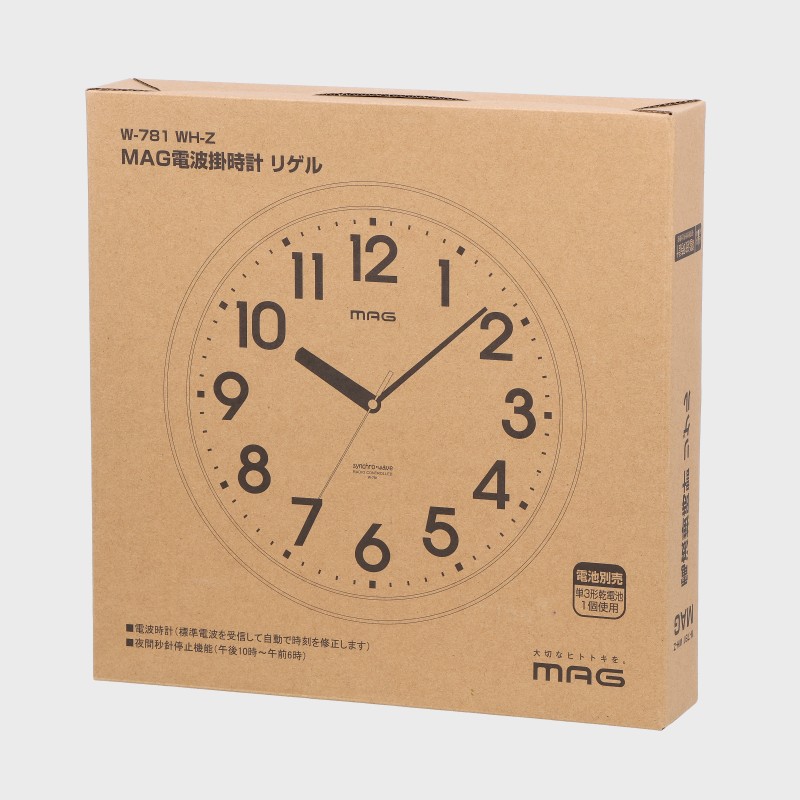 MGA電波掛時計 リゲル