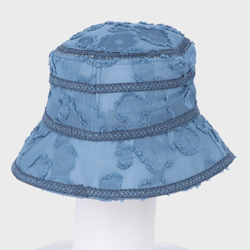 『極冷感』花柄バケットハット/サイズ調節可