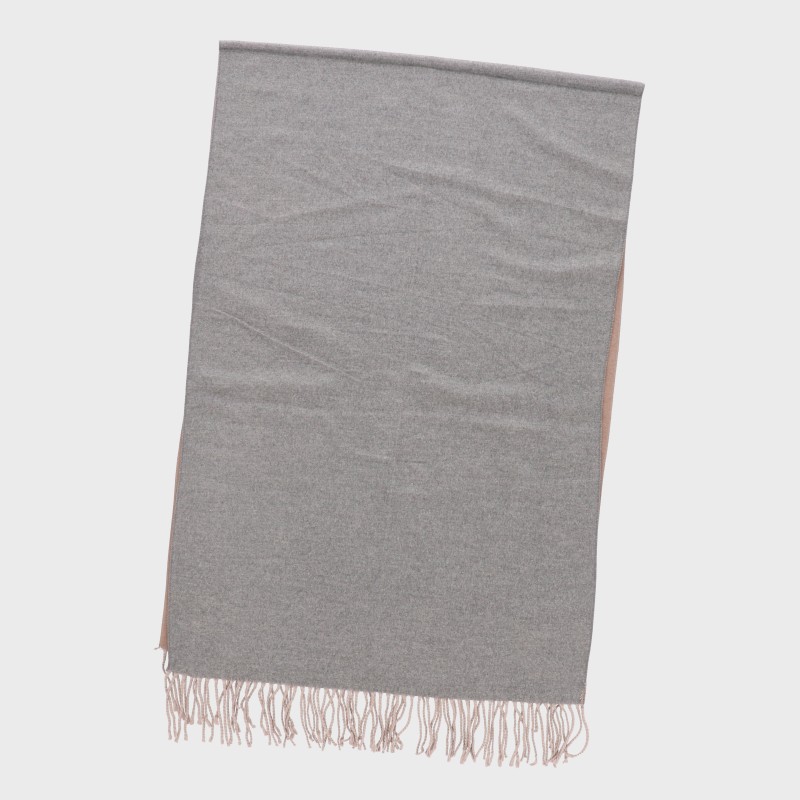 リバーシブル無地ストール