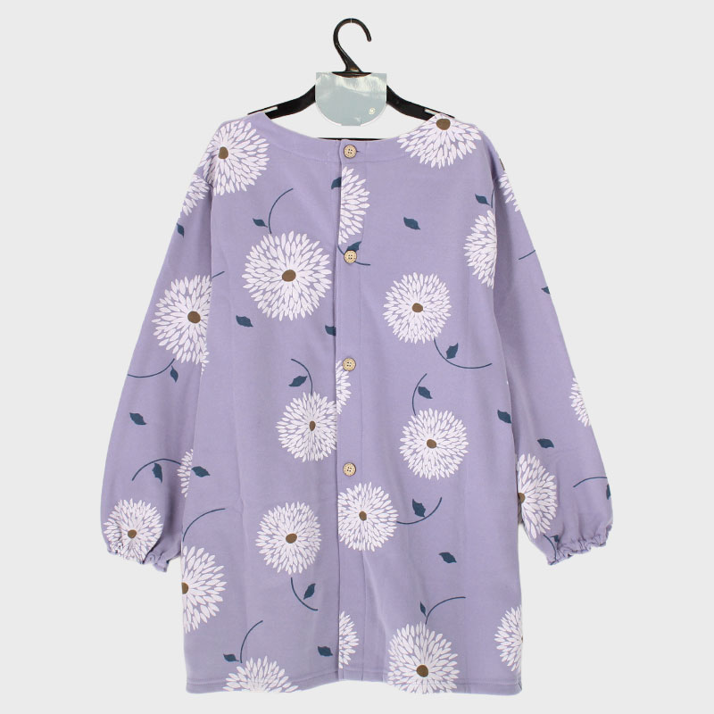 婦人裏起毛ニット背ボタンカッポー