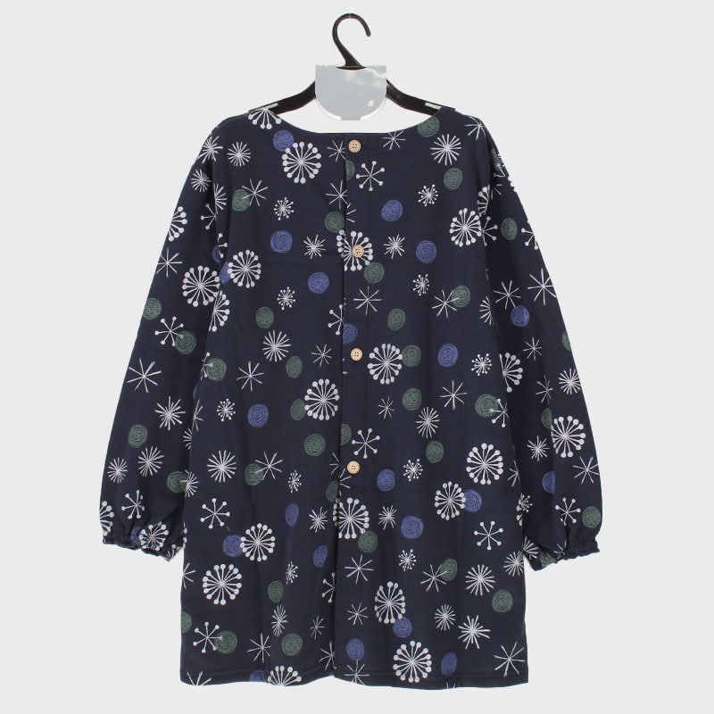 婦人裏起毛ニット背ボタンカッポー