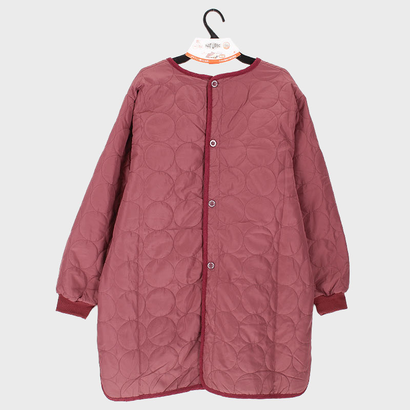 婦人無地中綿背ボタンカッポー