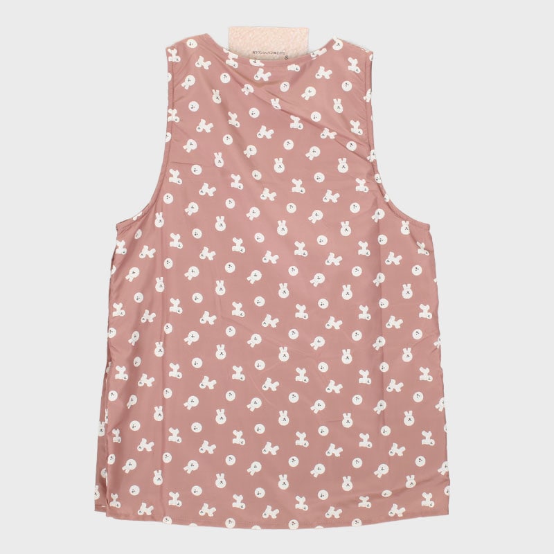 婦人裏フリースタバードエプロン(犬柄)