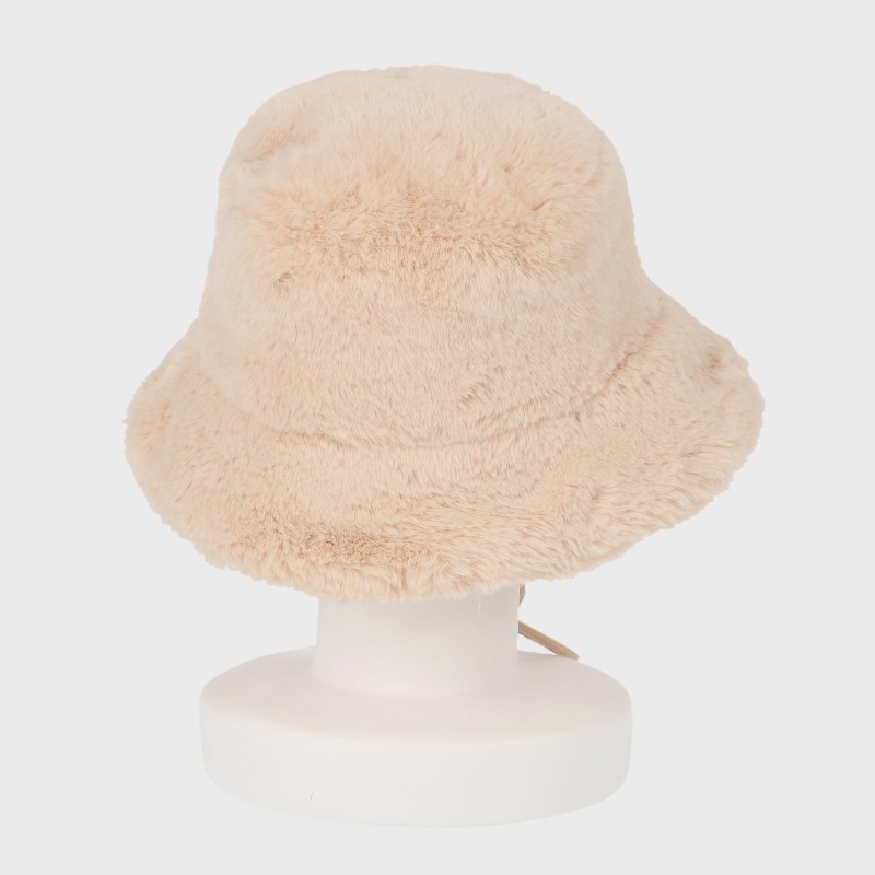 耳付きエコファーバケットハット/サイズ調節可