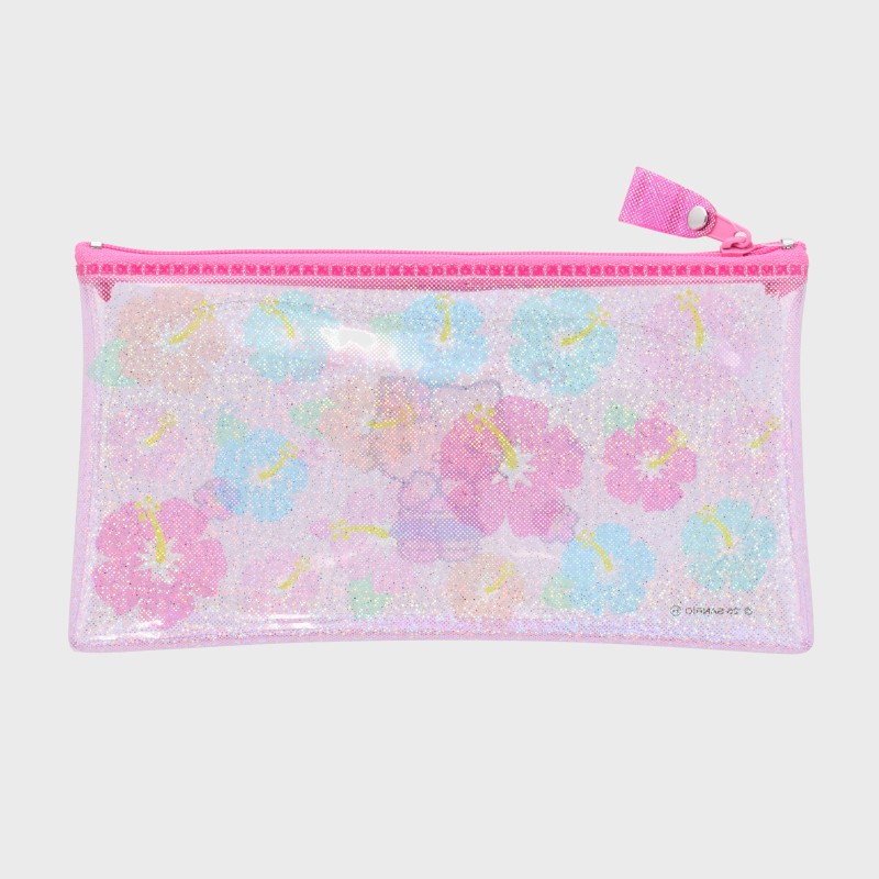 『サンリオ/Sanrio』サンリオキャラクターズ(日焼けシリーズ)キラキラフラットポーチ