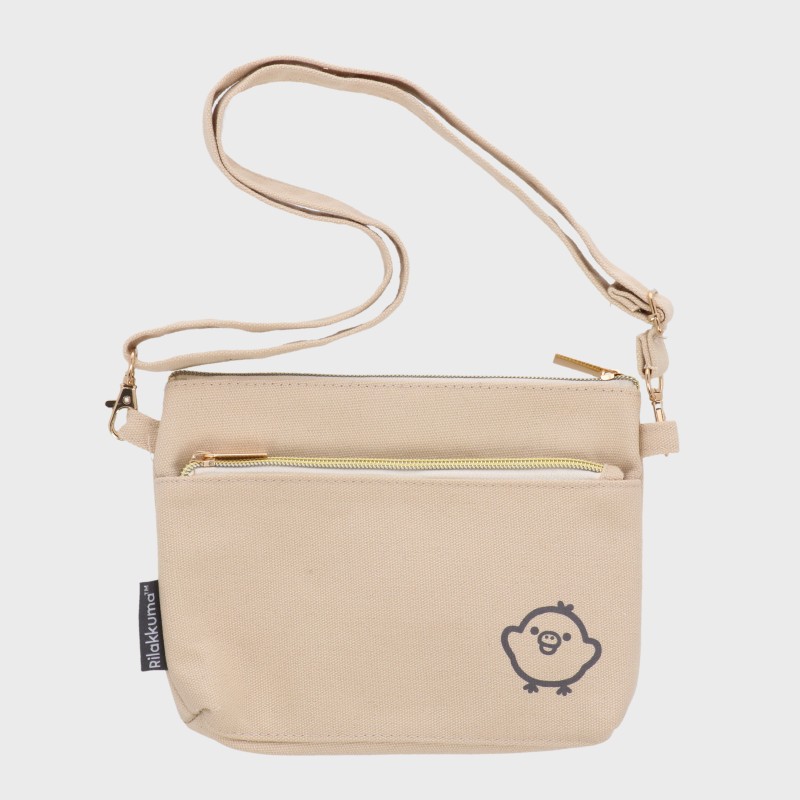 『リラックマ』ミニポシェット 立体アップリケ刺しゅう