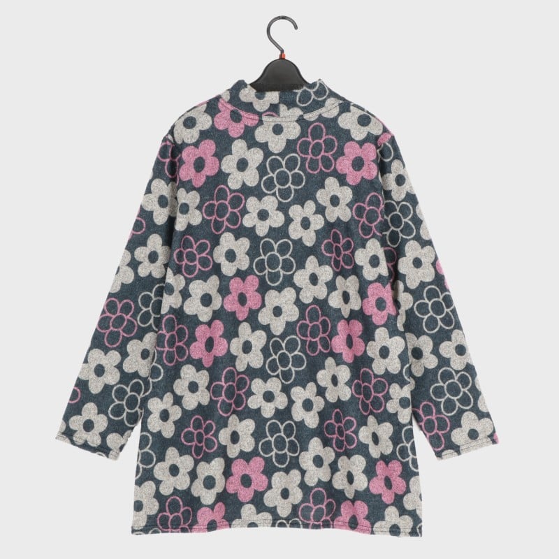 婦人LL寸デジタル花柄チュニック