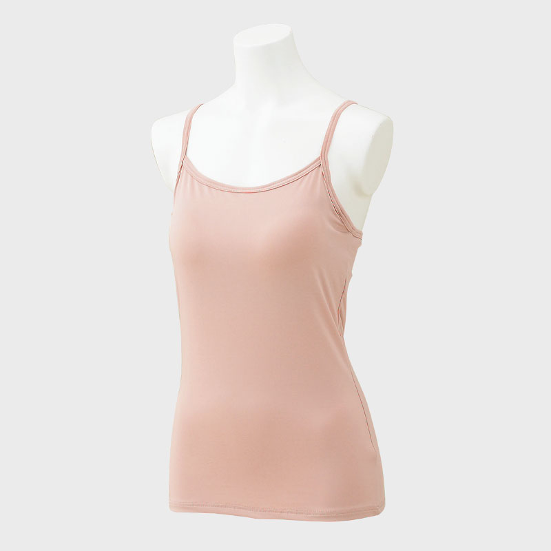 婦人『速乾』カップ付きキャミソール