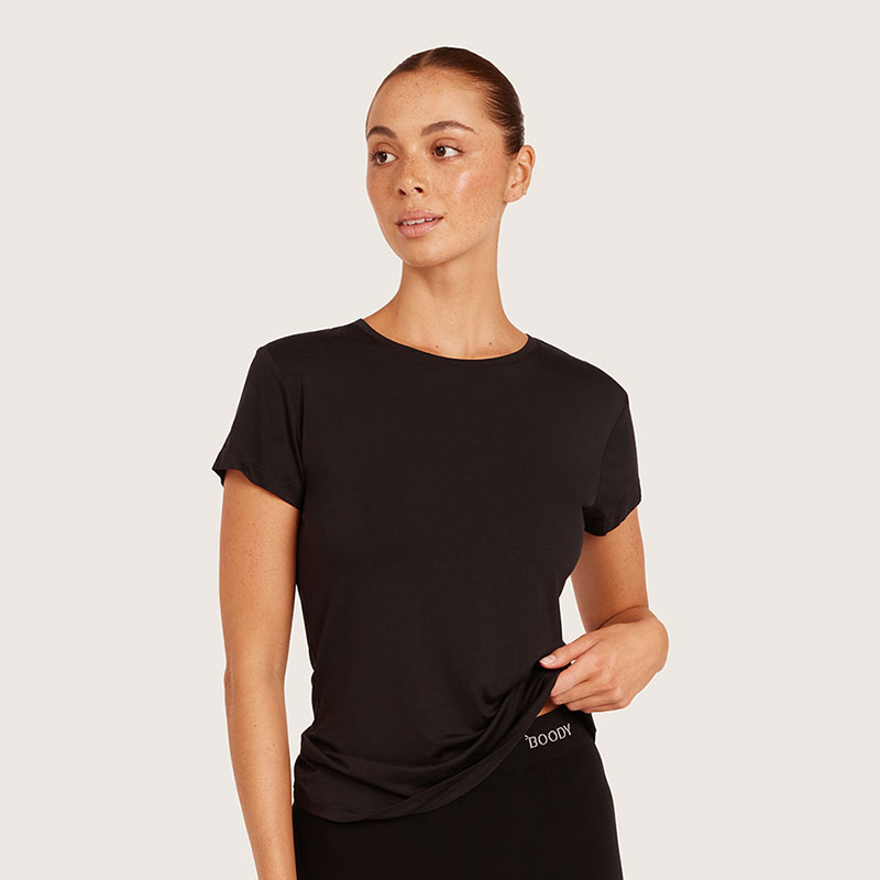 婦人『BOODY』クルーネックTシャツ