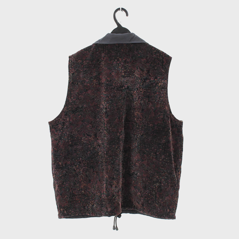 婦人ベロアリバーシブルベスト