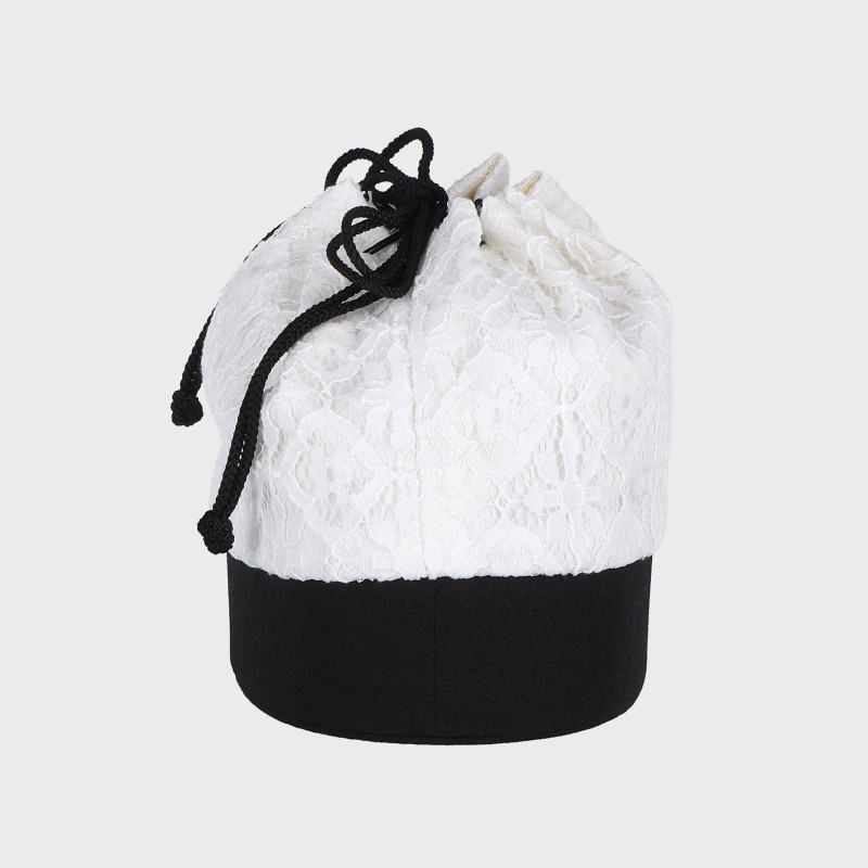 婦人『Wa de Modem』レース楕円丸底巾着 卒業式・袴