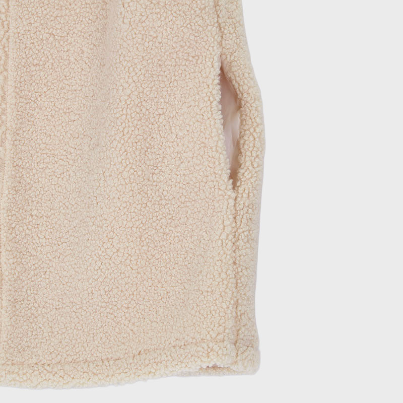 婦人ボアベスト(前開き)