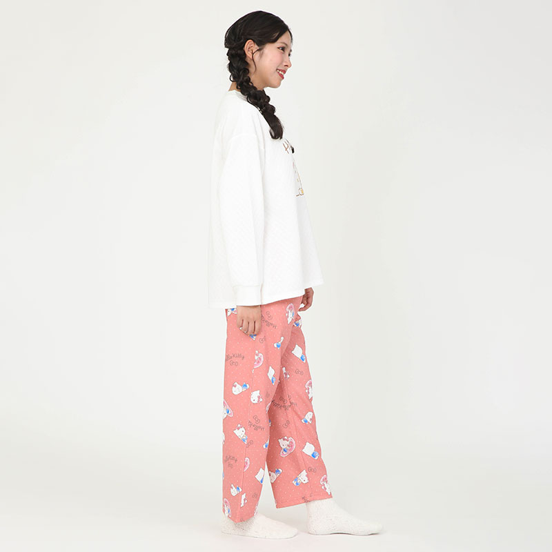 婦人『ゴロゴロハローキティ』キルトセットアップスーツ《WEB》