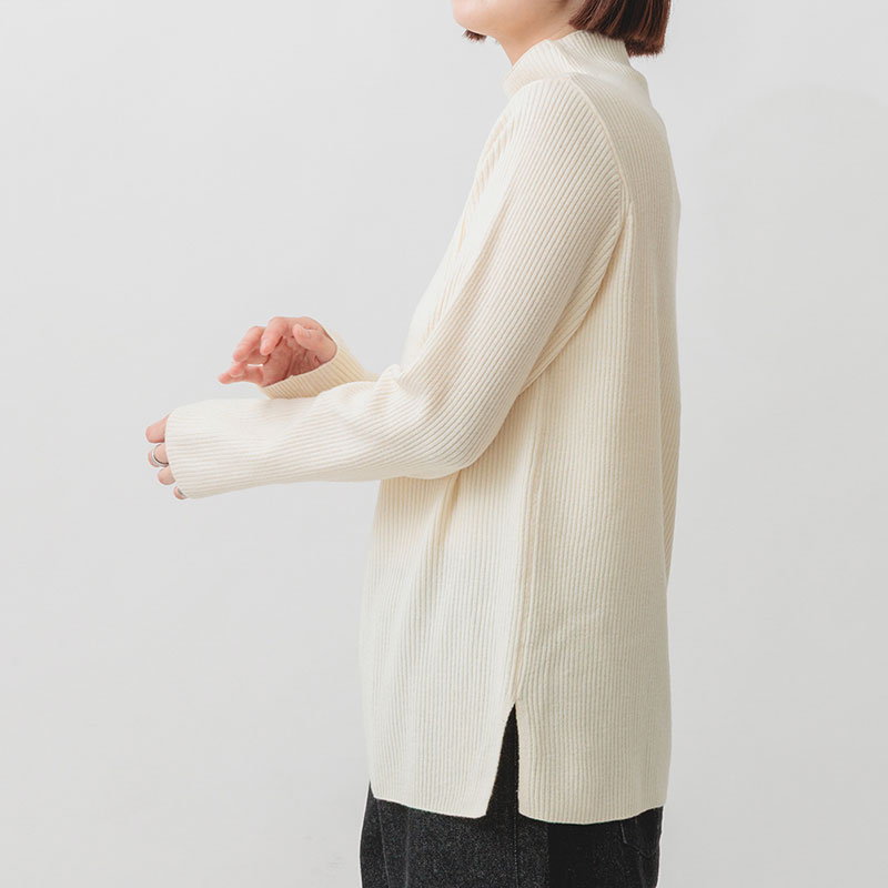 婦人『m.m.o.』ふわもちオーバーシルエットボトルネックプルオーバー