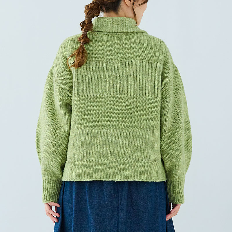 婦人『cloudnine』ニットWジップアップカーディガン