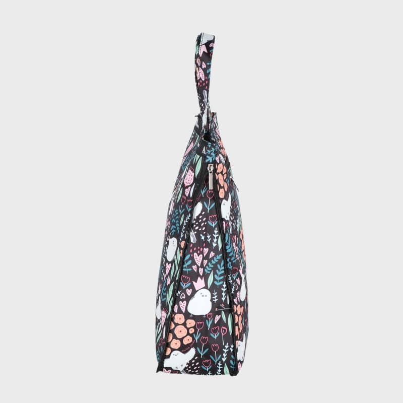 婦人シマエナガ柄A4トート