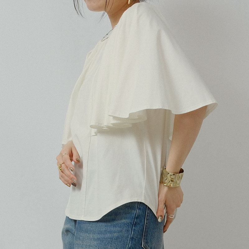 婦人『Plam Riche』ケープカットトップス