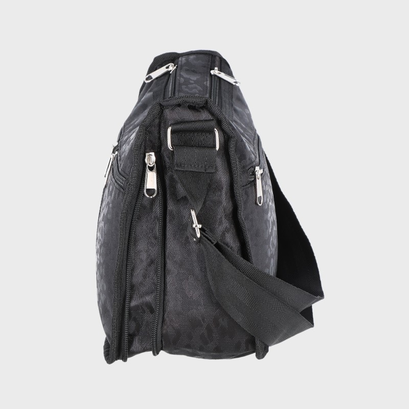 婦人ヒョウ柄ショルダーバッグ