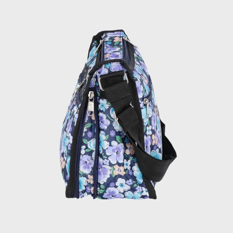 婦人花柄ショルダーバッグ