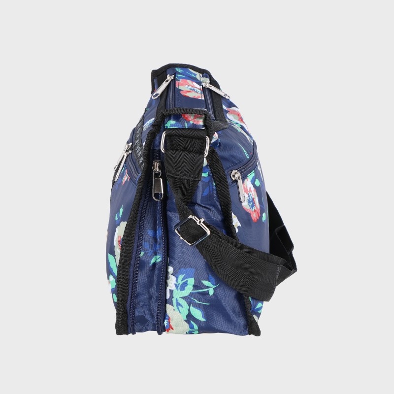 婦人花柄ショルダーバッグ