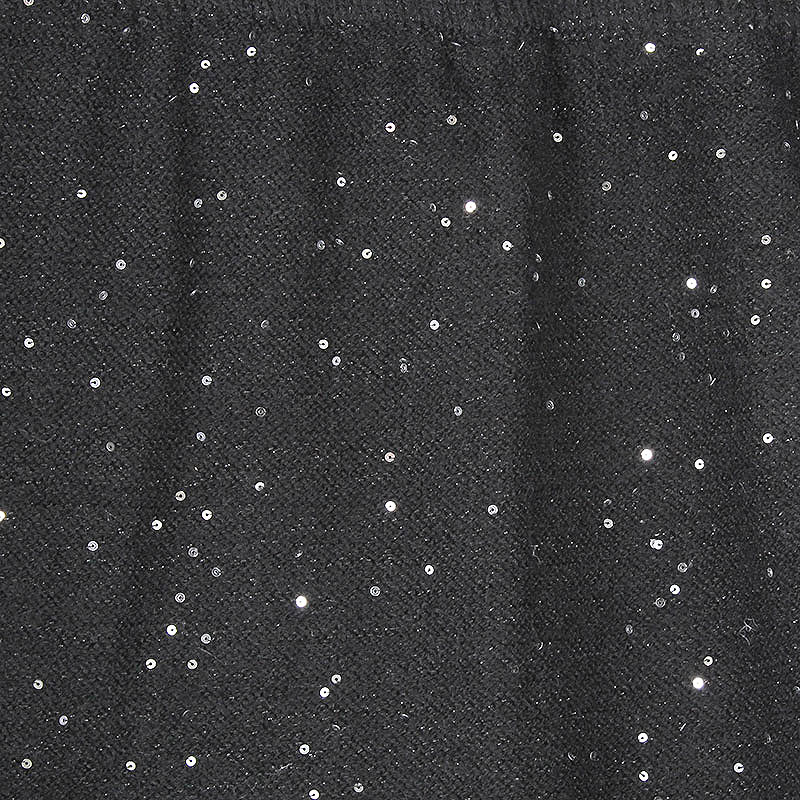 婦人ラメ入りニットスカート