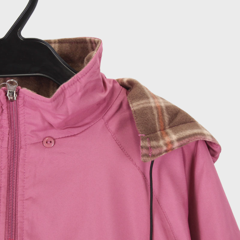 婦人裏フリースフード付きジャンパー 3695