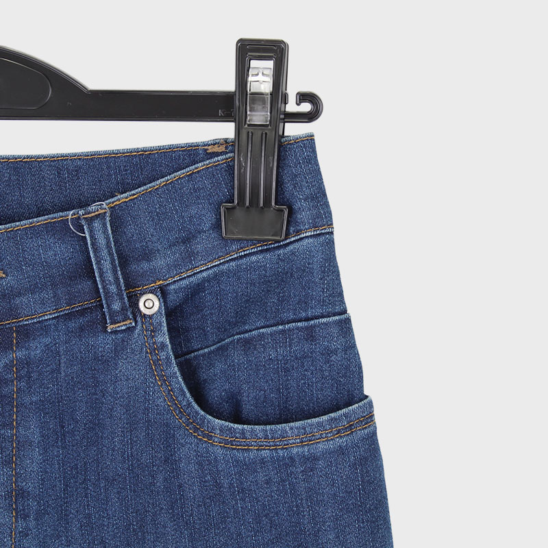 婦人8.5OZ テーパードデニムパンツ