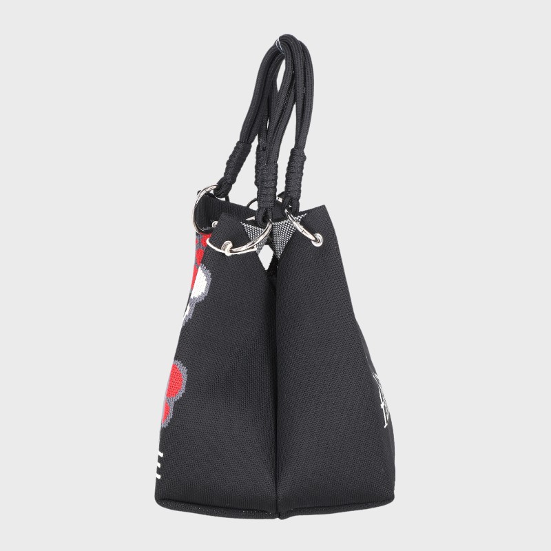 婦人HAPPYFACE 風船型ニットバッグ