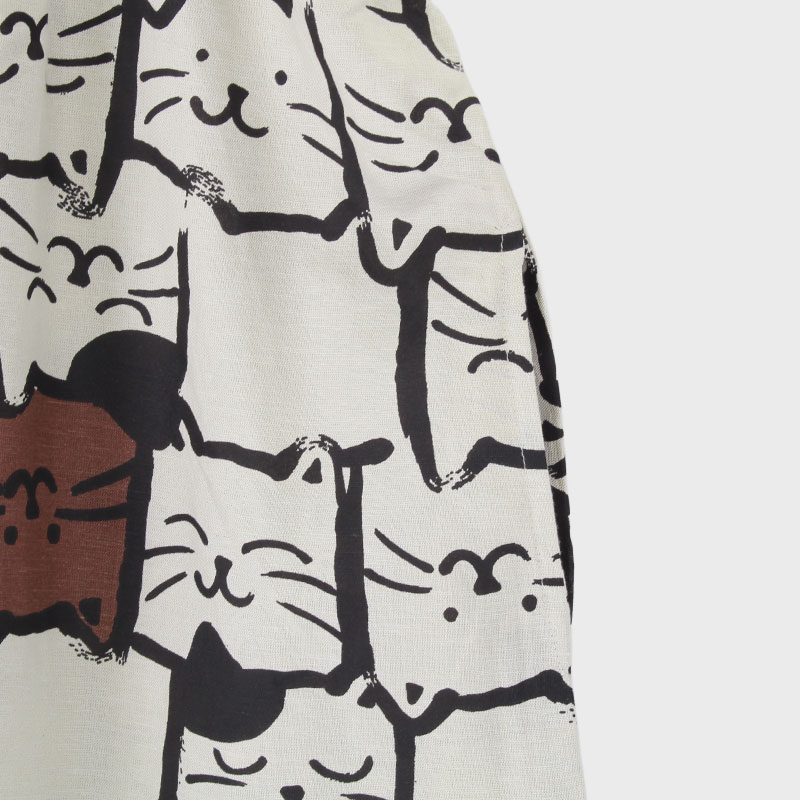 婦人はんなりラグランチュニック(ねこ)