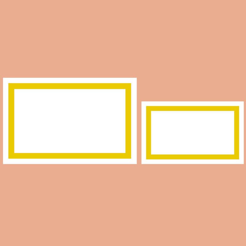 ショーカード 金箔枠《WEB》