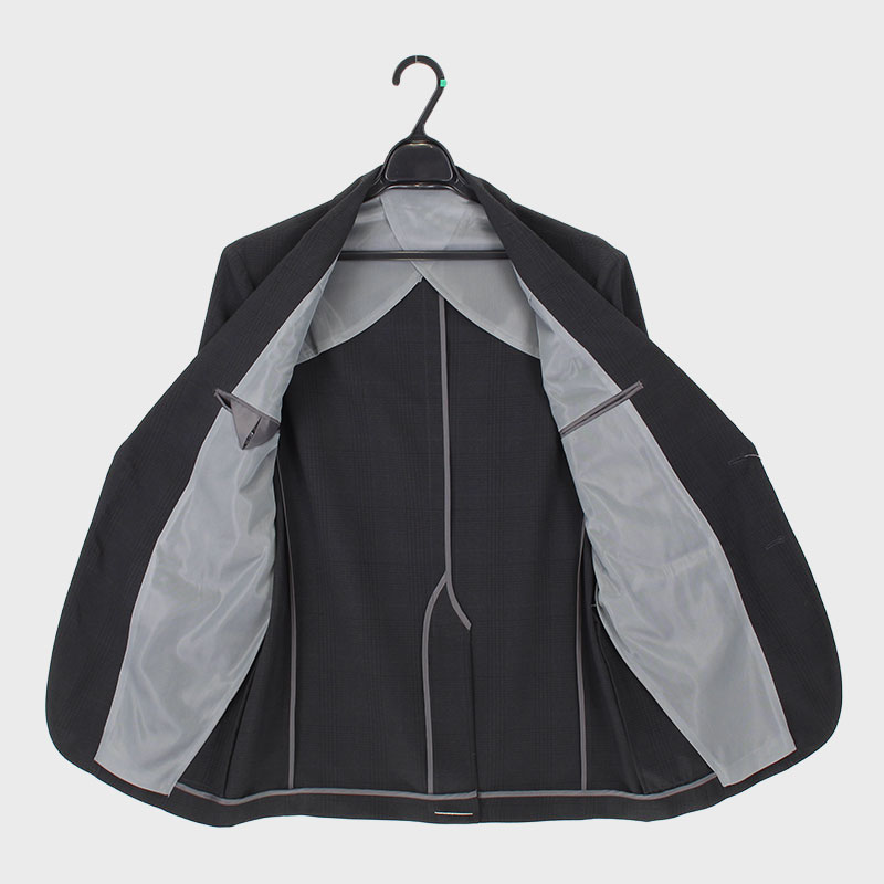 紳士テーラードサッカーグレンチェックジャケット『着心地しっくり』