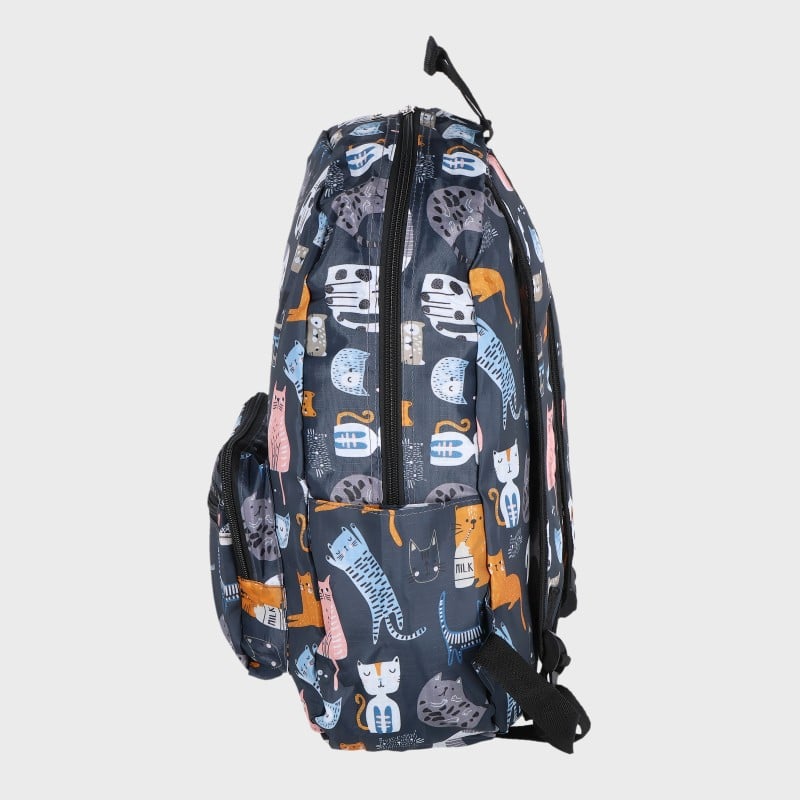 婦人ネコ柄リュック