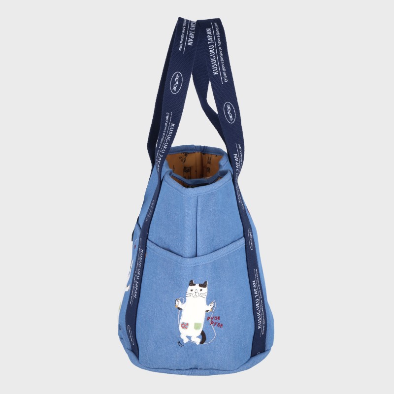 婦人『クスグルジャパン』ネコまるけバケツバッグ