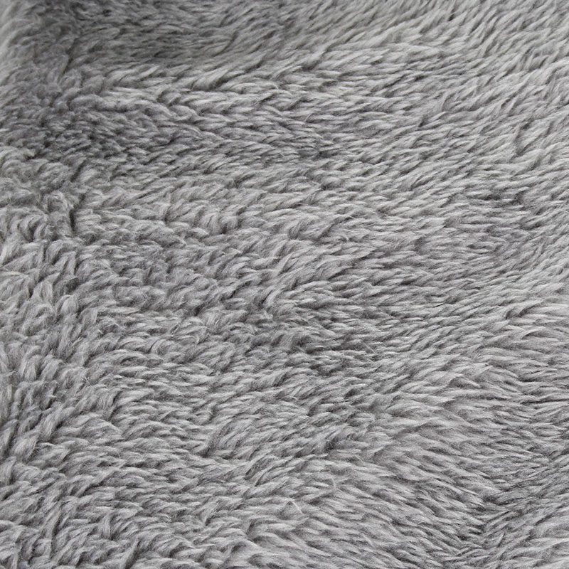 婦人『もちもち裏ボア』S寸モチーフ付パネル配色カーディガン