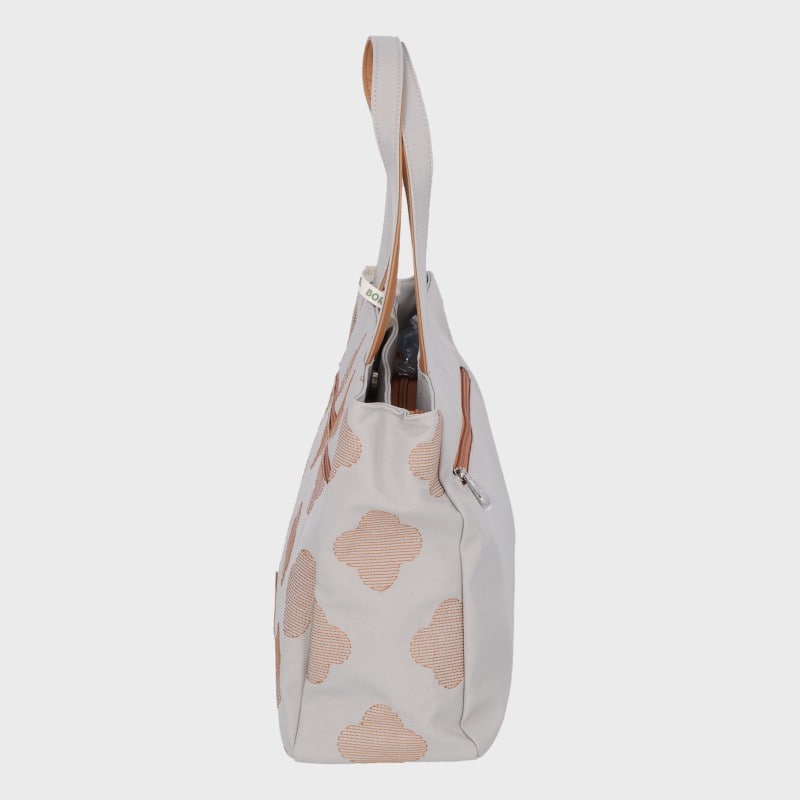 婦人花柄トートバッグ