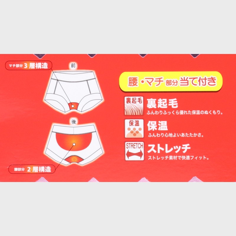 婦人『着るホカロン』1分丈『腰当て付き』