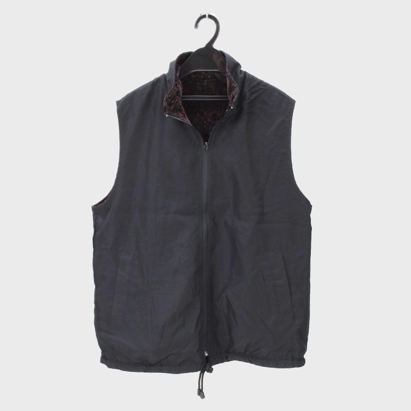 婦人ベロアリバーシブルベスト