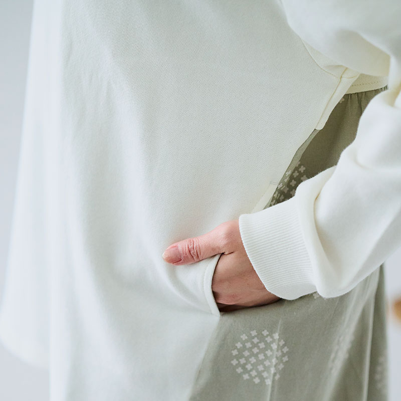 婦人『cloudnine』異素材切替チュニック