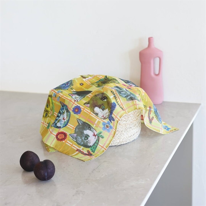 『Nathalie Lete』ハンカチーフ Handkerchief Cats/Dogs/Rabbits