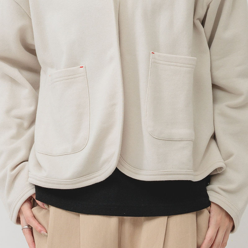 婦人『m.m.o.』比翼ボタンカーディガン